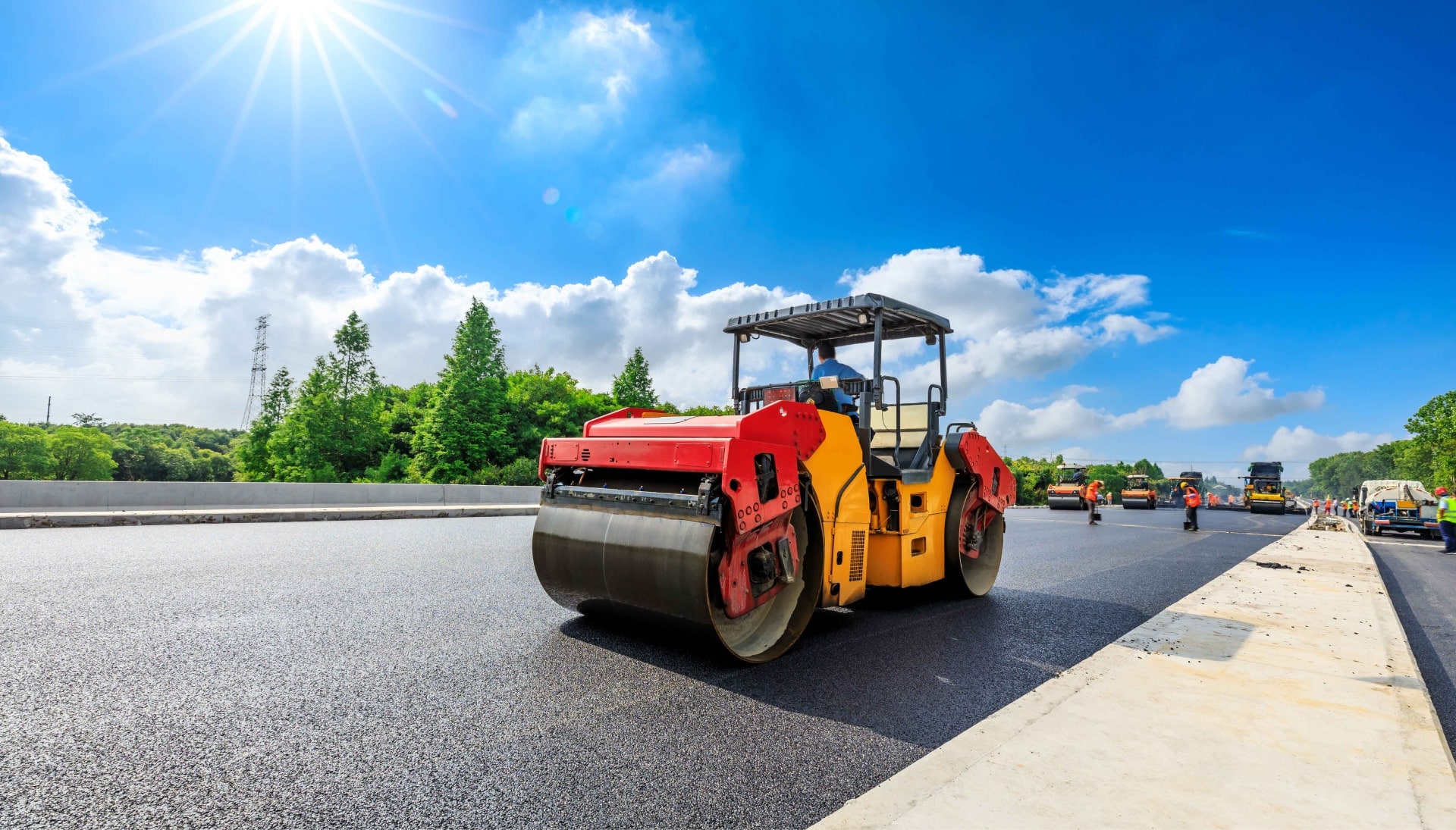 Smooth asphalt paving in Omaha, NE creates durable surfaces.